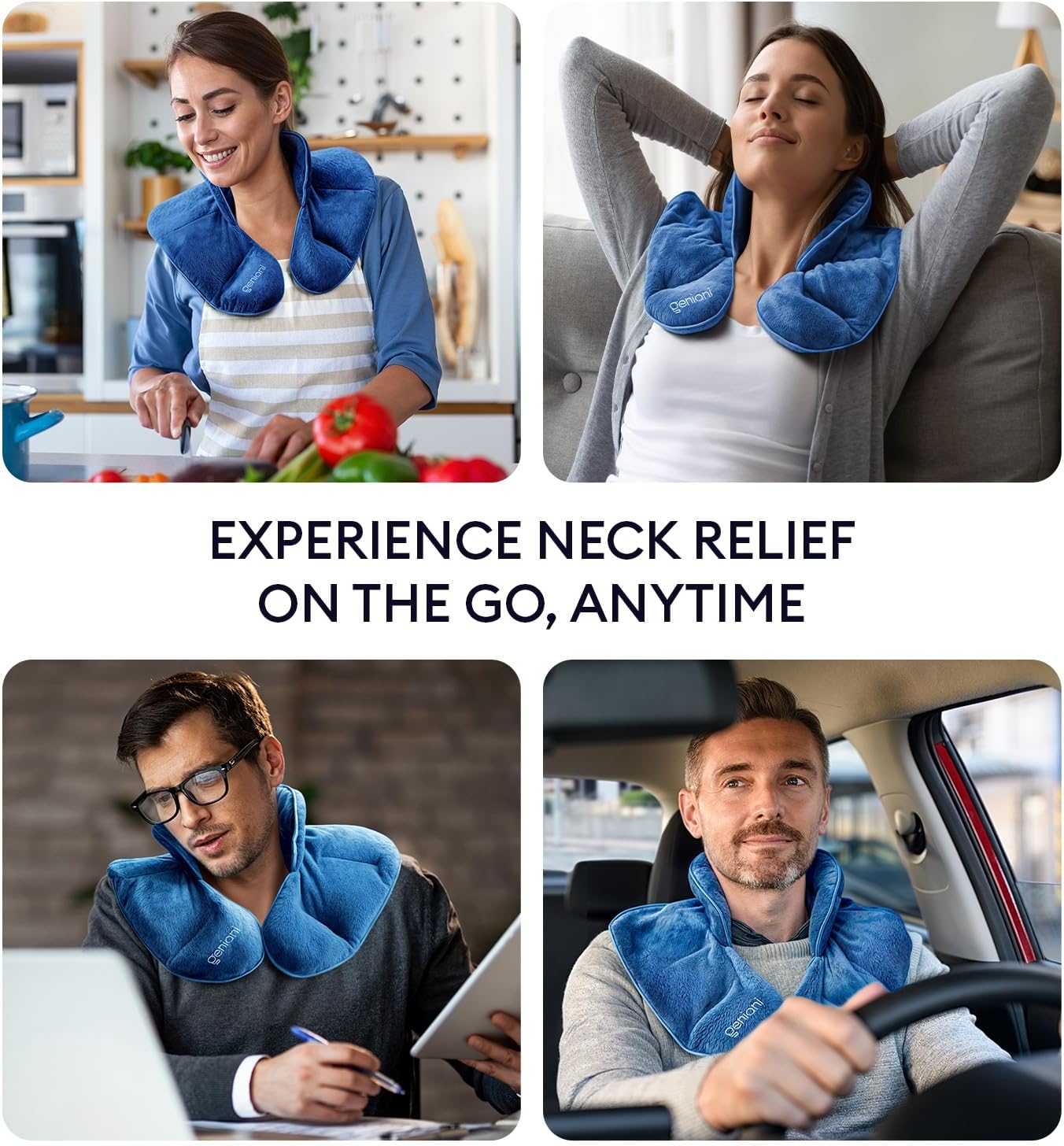 Microwavable Heating Wrap Magma, Space Blue