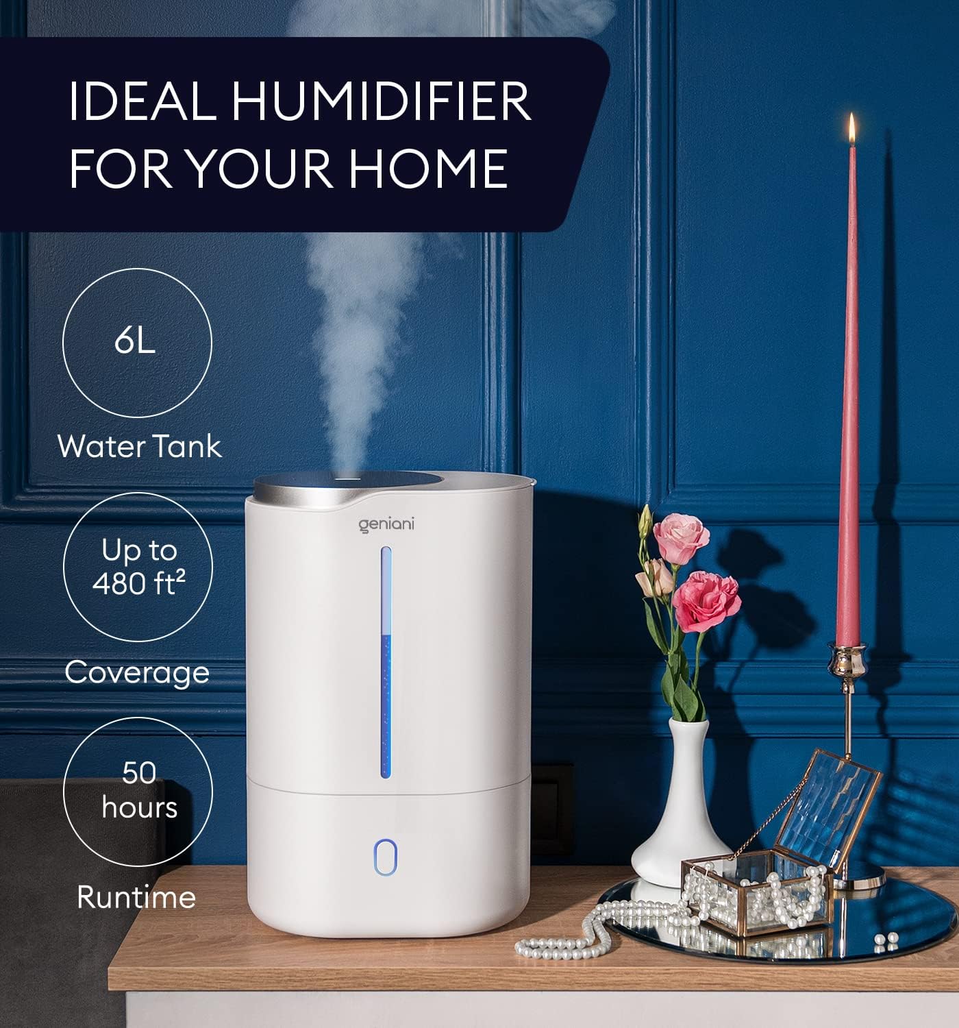 Huron Humidifier 6L White