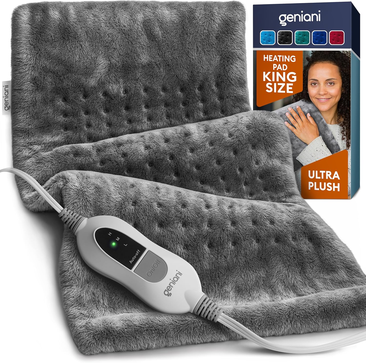 Heating Pad XL, Tabby Gray